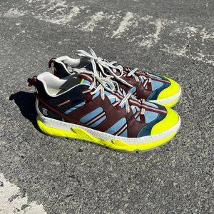 Burberry Blue Men's Union Icon Stripe Mixed-media - Eu 45 Sneakers  Size: US 11.